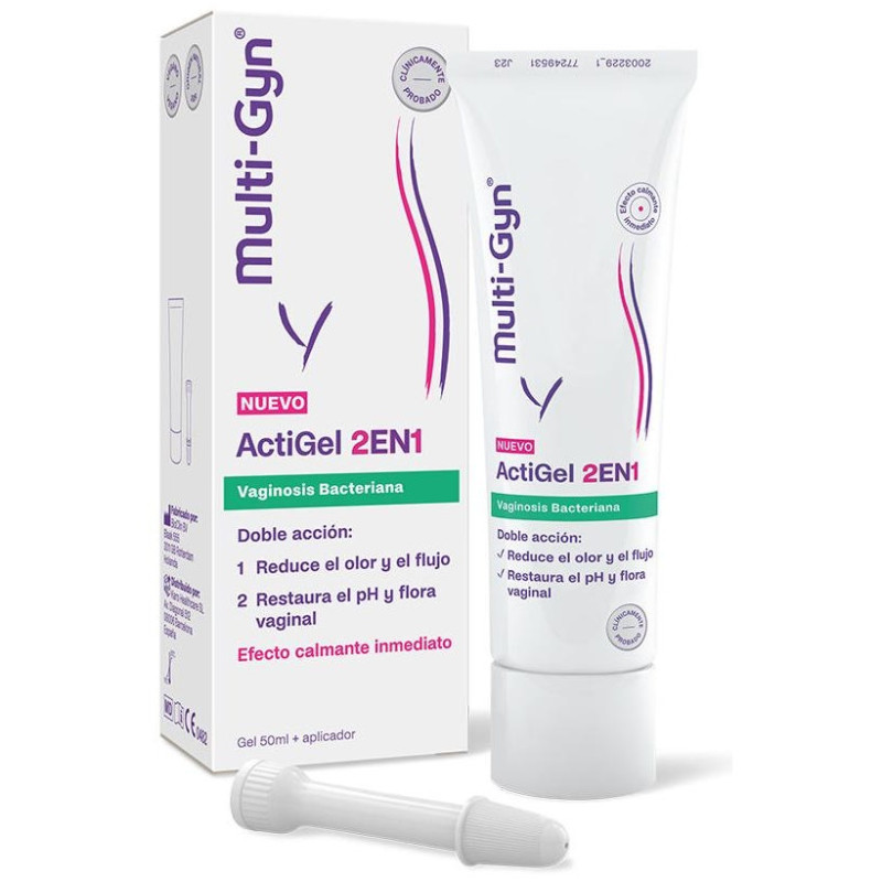 Multi-Gyn Actigel 2 En 1 Previene Vaginosis Bacteriana 50 Ml