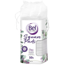 Bel Premium Discos Cuadrados 50 Pz