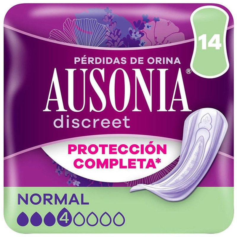 Discreet Compresas Incontinencia Normal 14 U