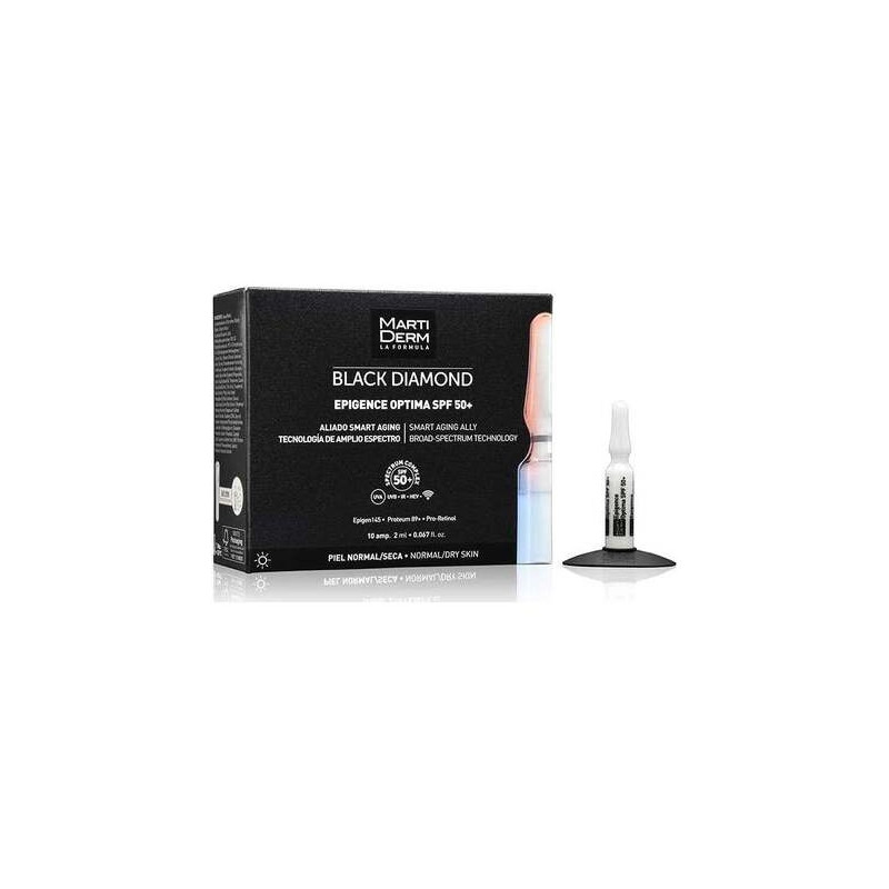 Black Diamond Epigence Optima Ampollas Para Piel Normal-Seca Spf50+ 10 X 2 Ml