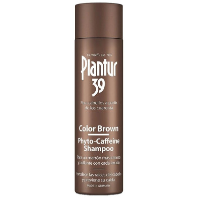 Phyto-Caffeine Color Brown Champú Anticaída Para Cabello Castaño 250 Ml