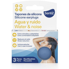 Agua Y Ruido Tapones De Silicona 3 U
