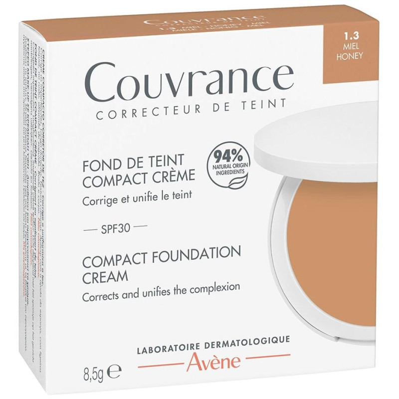 Couvrance Base De Maquillaje En Crema Compacta Miel 8,5 Gr