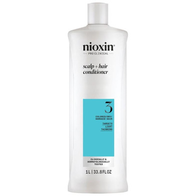 Sistema 3 - Acondicionador - Cabello Teñido Y Dañado Con Debilitamiento Leve 1000 Ml