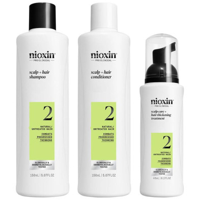 Sistema 2 - Kit - Tratamiento Para Cabello Natural Con Debilitamiento Avanzado 3 U