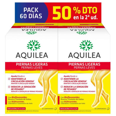 Piernas Ligeras Comprimidos Pack 2 X 60 U