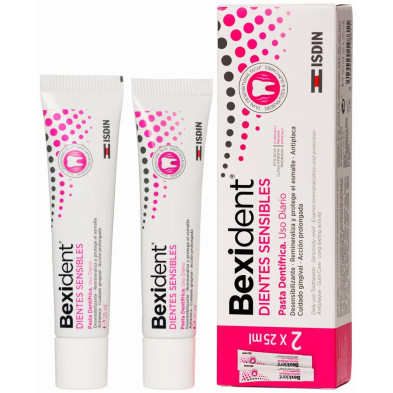 Bexident Dientes Sensibles Pasta Dentrífica 2 X 25 Ml