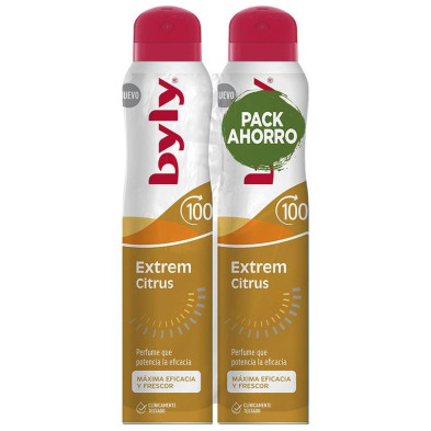 Byly Pack Ahorro D.Spray Extrem Citrus 2 Pz Byly Pack Ahorro D.Spray Extrem Citrus 2 Pz