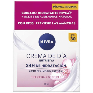 Crema De Día Nutritiva Hidratación Y Nutrición Spf30 50 Ml