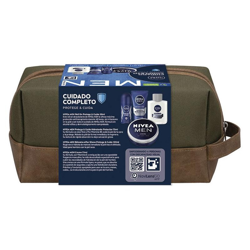 Neceser Hombre Cuidado Completo Estuche 5 Pz