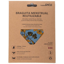 Braguita Menstrual Absorción Super Flores Amarillas Talla Xl 1 U