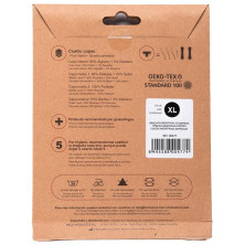 Braguita Menstrual Absorción Super Flores Amarillas Talla Xl 1 U