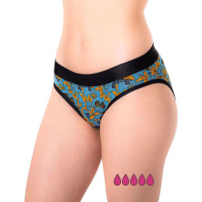 Braguita Menstrual Absorción Super Flores Amarillas Talla Xl 1 U