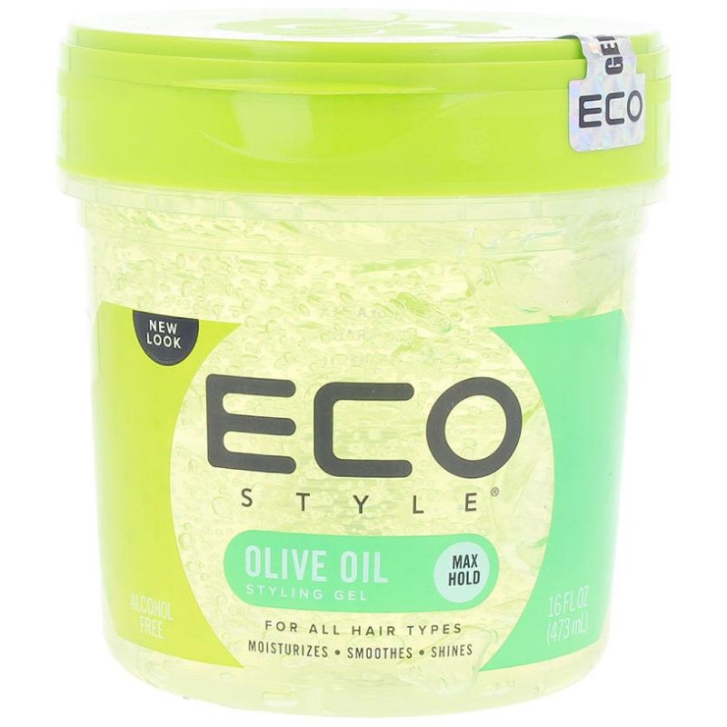 Eco Styler Gel Fijador Aceite Oliva Sin Alcohol Fuerte 473Ml