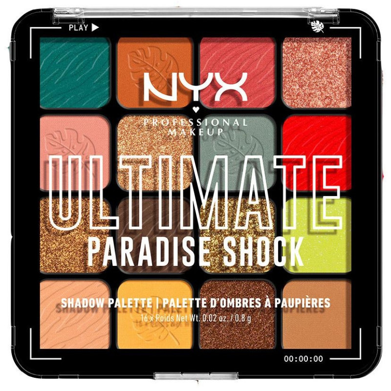 Ultimate Paradise Shock Paleta De Sombras 16 X 0,8 Gr