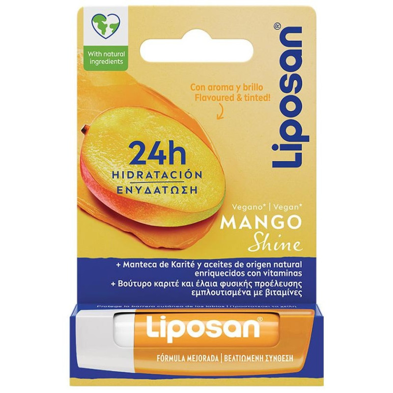 Liposan Mango Shine Bálsamo Labial 4,8 Gr