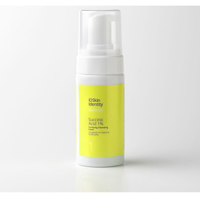Id Skin Identity Succinic Acid 1% Limpiador En Espuma Purificante 100 Ml