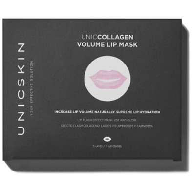 Uniccollagen Volume Lip Mask Patchs, Mascarillas Unicskin - Perfumes Club