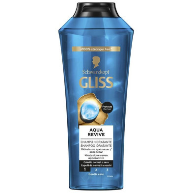 Gliss Aqua Revive Champú Hidratante 400 Ml