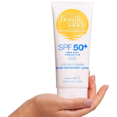 Spf50+ Water Resistant 4Hrs Coconut Beach Sunscreen Lotion 150 Ml