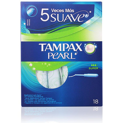 Tampax Pearl Tampón Super 18 Uds Tampax Pearl Tampón Super 18 Uds