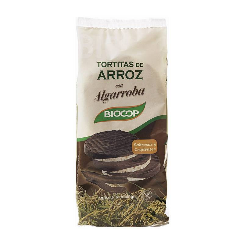 Tortitas Arroz Algarroba 100g - Biocop