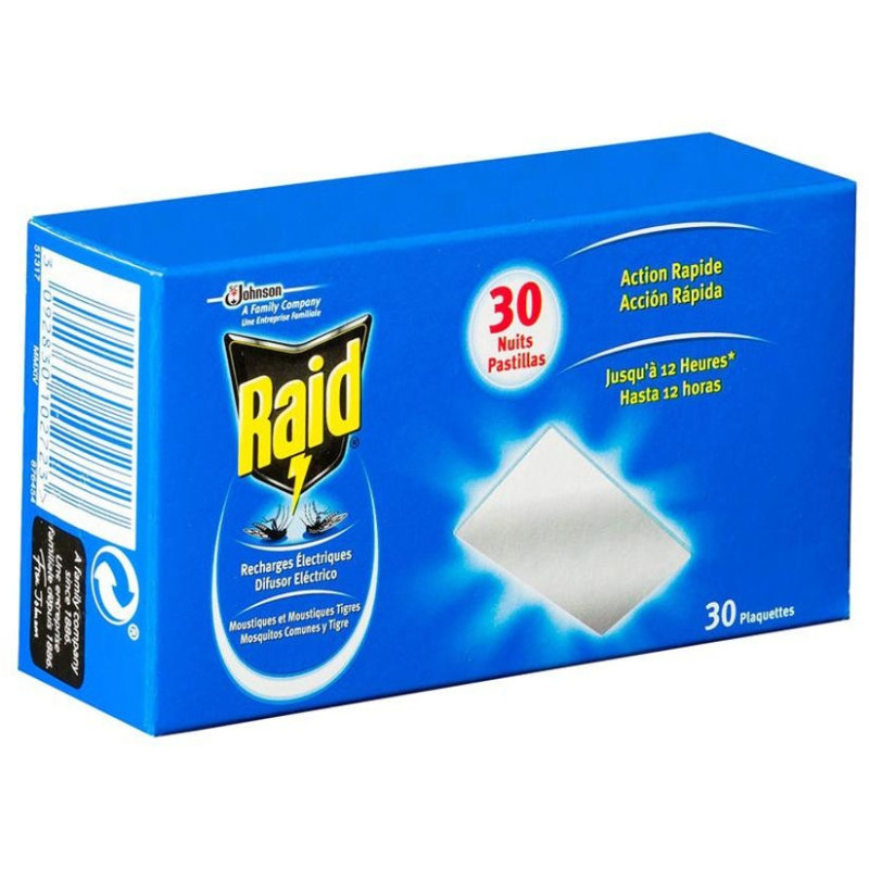 Protección Antimosquitos Recambio X 30 Pastillas