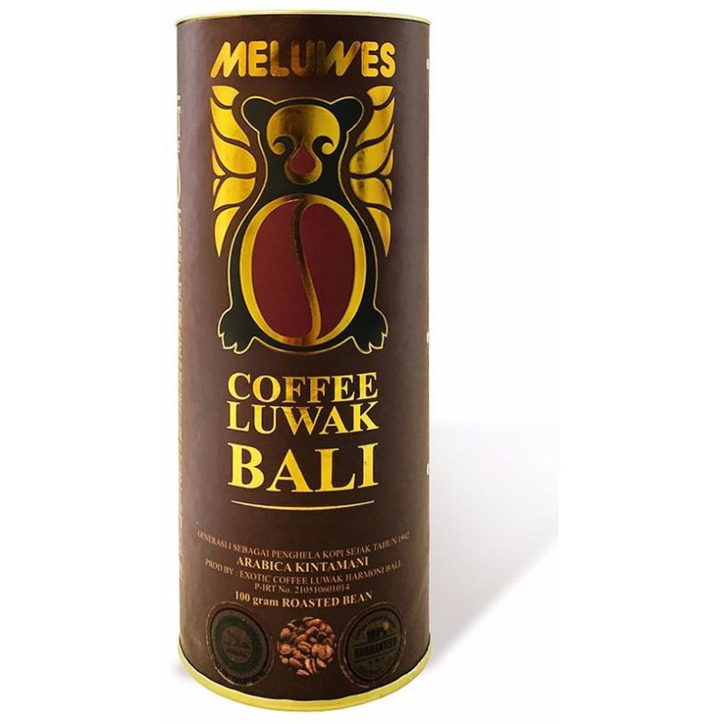 Café Kopi Luwak Bali 100% Grano 100 Gr