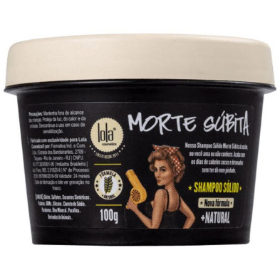 Lola Cosmetics Morte Súbita Champú Sólido Bio 100G