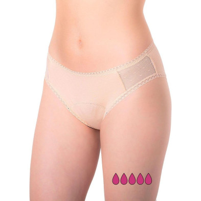 Braguita Menstrual Absorción Super Nude Talla Xl 1 U