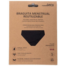 Braguita Menstrual Absorción Super Negra Talla Xxl 1 U