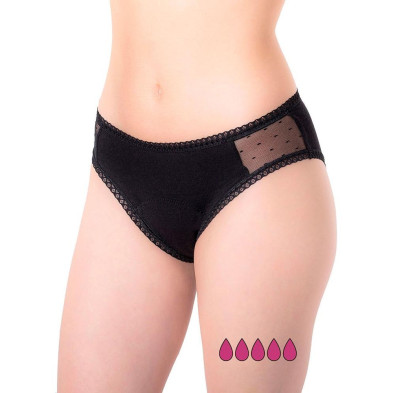 Braguita Menstrual Absorción Super Negra Talla Xxl 1 U