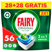 Fairy Todo En 1 Original Lavavajillas 56 Cápsulas