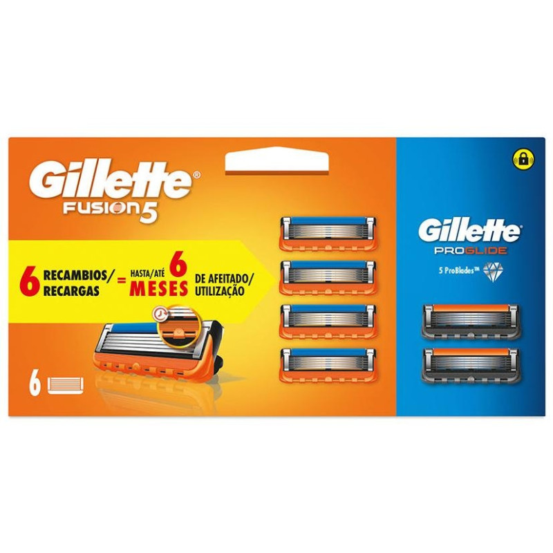 Fusion 5 Cargador 4 Recambios + Proglide 2 Recambios