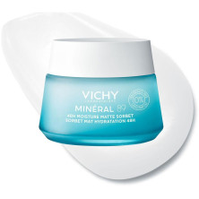 Minéral 89 Gel Sorbete Mate Hidratante 48H Con Ácido Hialurónico 50 Ml