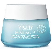 Minéral 89 Gel Sorbete Mate Hidratante 48H Con Ácido Hialurónico 50 Ml