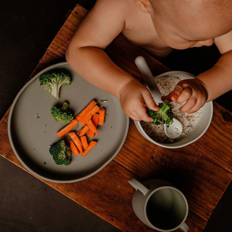 Suavinex Vajilla Silicona Soft Y Flexible Mint 4Uds