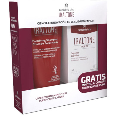 Iraltone Forte Cuidado Capilar Estuche 2 Pz