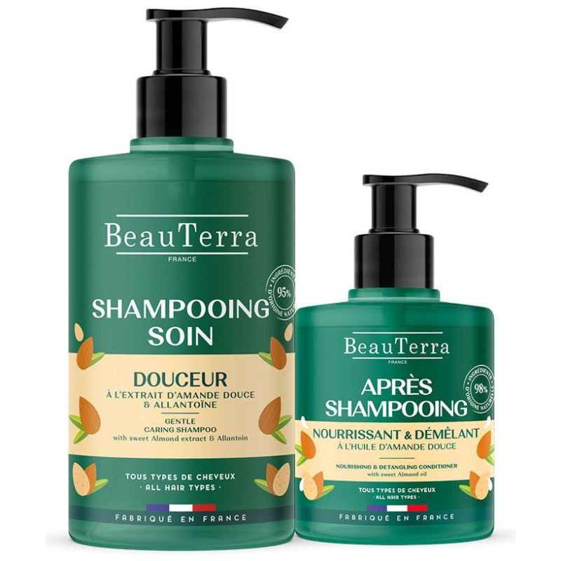 Extra-Doux Champú Fortificante 750 Ml + Acondicionador 500 Ml Pack 2 Pz