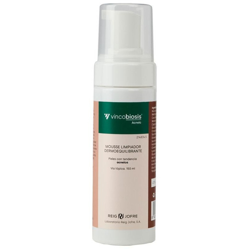 Vincobiosis Acneic Mousse Limpiador Dermoequilibrante 150 Ml