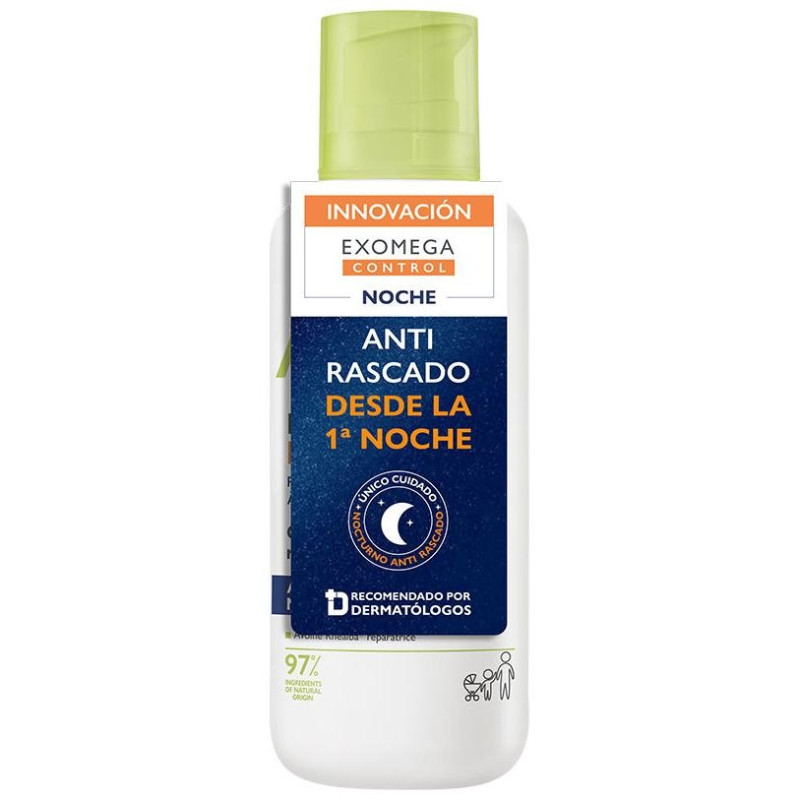Exomega Control Crema De Noche Reparadora Emoliente 400 Ml