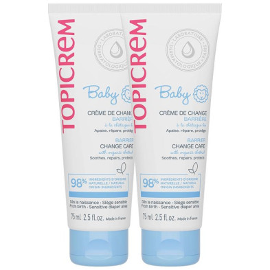 Baby Crema Cambio Pañal Acción Barrera Pack 2 X 75 Ml