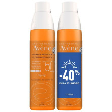 Solaire Spray Spf50+ Pack 2 X 200 Ml
