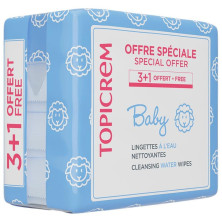Baby Toallitas Limpiadoras Al Agua Pack 4 X 60 U
