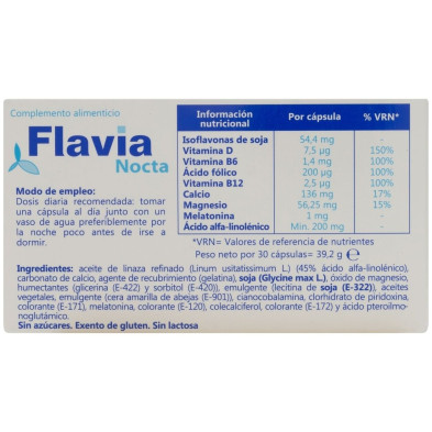 Flavia Nocta Cápsulas 30 U