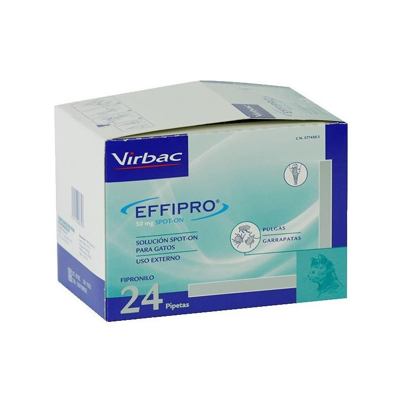 Effipro Spot-On Gato 24 Pipetas