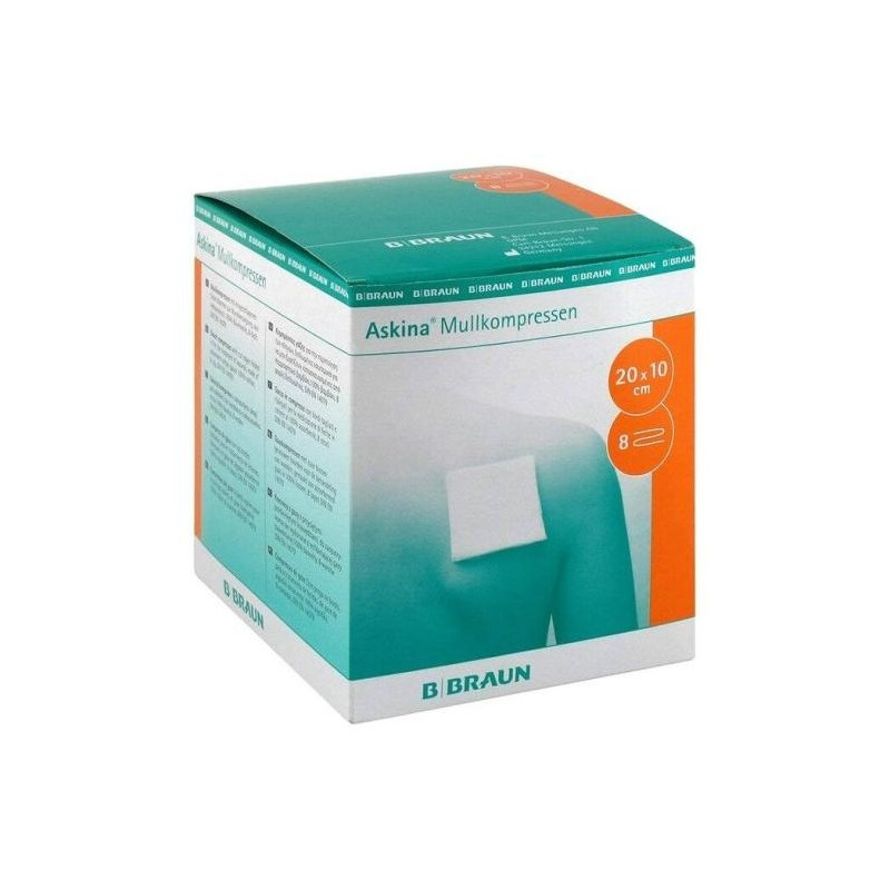 Askina Mullkompressen 20 X 10Cm 25 Uds Esteril