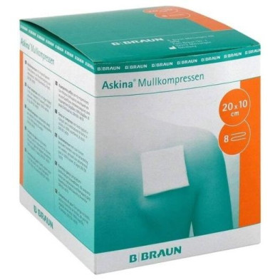 Askina Mullkompressen 20 X 10Cm 25 Uds Esteril