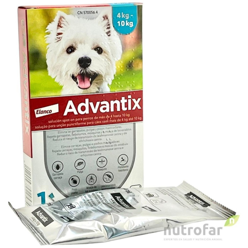 Advantix 4 - 10 Kg 1 Pip X 1 Ml Advantix 4 - 10 Kg 1 Pip X 1 Ml