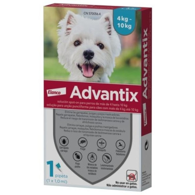 Advantix 4 - 10 Kg 1 Pip X 1 Ml